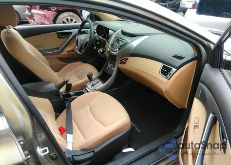 2013 Hyundai Elantra Gls from USA, damaged, VIN 5NPDH4AE6DH326793